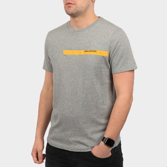 Parajumpers Mens Grey Tape T Shirt main image