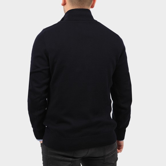 Barbour Lifestyle Mens Blue Cotton Half Zip Jumper main image