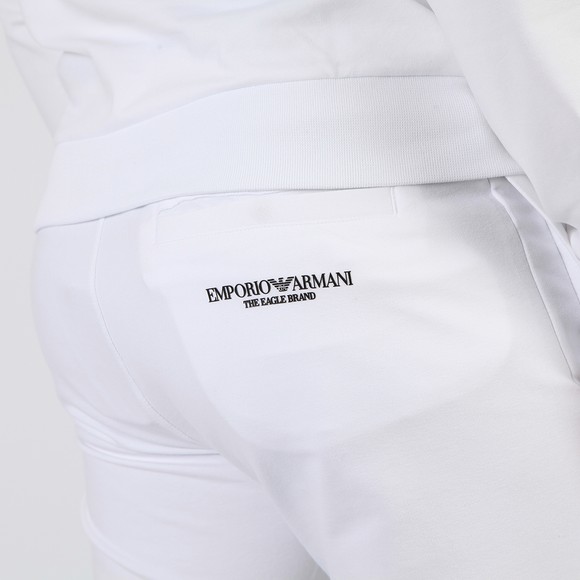 Emporio Armani Mens White The Eagle Brand Basic Jogger main image