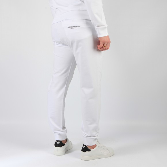 Emporio Armani Mens White The Eagle Brand Basic Jogger main image