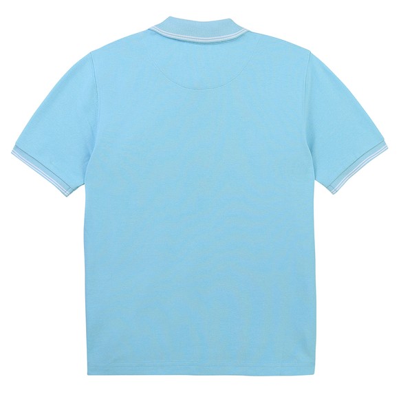 BOSS Boys Turquoise J25L14 Square Badge Polo Shirt main image