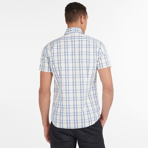 Barbour Lifestyle Mens Blue S/S Tattersall 14 Shirt main image