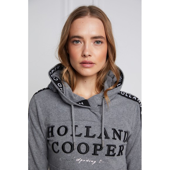 Holland Cooper Womens Grey Deluxe Hoody #4