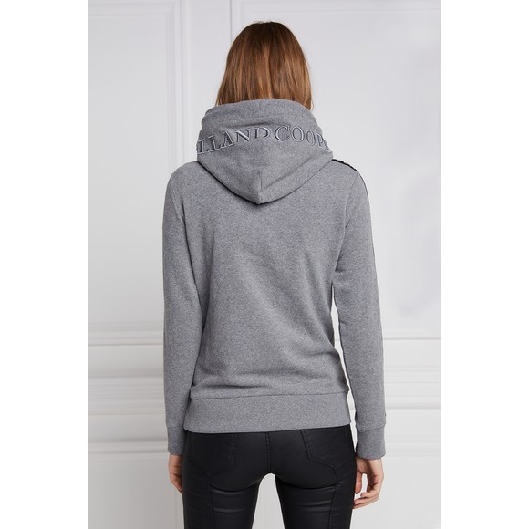 Holland Cooper Womens Grey Deluxe Hoody #3