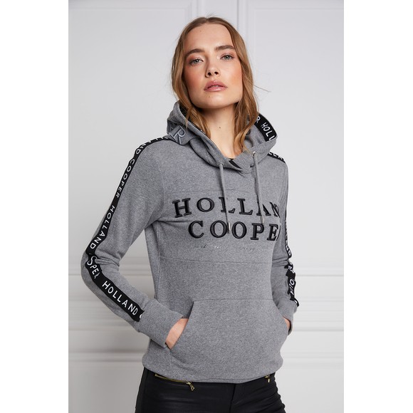 Holland Cooper Womens Grey Deluxe Hoody #2