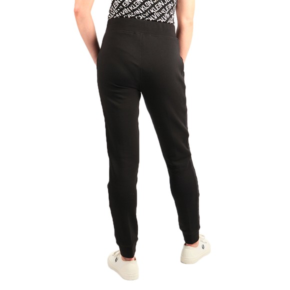Calvin Klein Jeans Womens Black Logo Trim Jog Pants #4