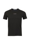 Calvin Klein Jeans Mens Black Micro Branding Essential T-Shirt