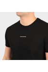 Calvin Klein Jeans Mens Black Micro Branding Essential T-Shirt
