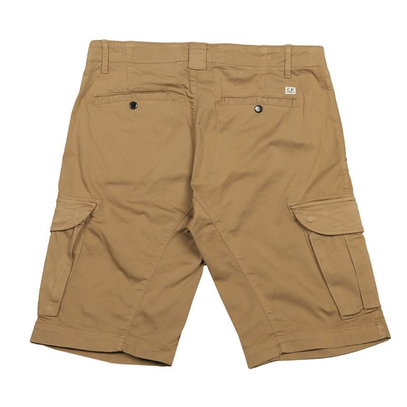 C.P. Company Mens Beige Satin Stretch Cargo Short main image