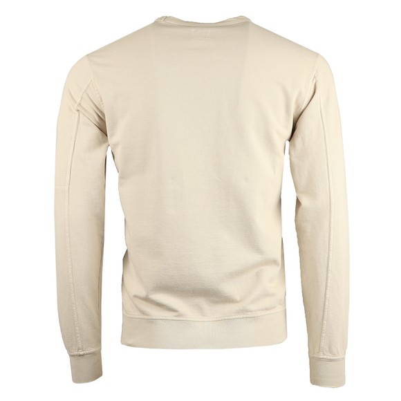 C.P. Company Mens Grey Viewfinder Sleeve Crew Sweatshirt #3