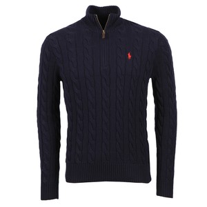 Cable Knit Half Zip Jumper