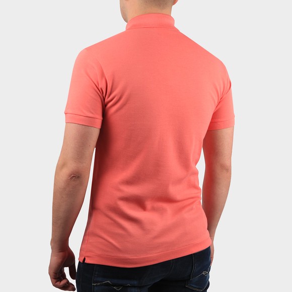 Lacoste Mens Pink L1212 Plain Polo Shirt main image