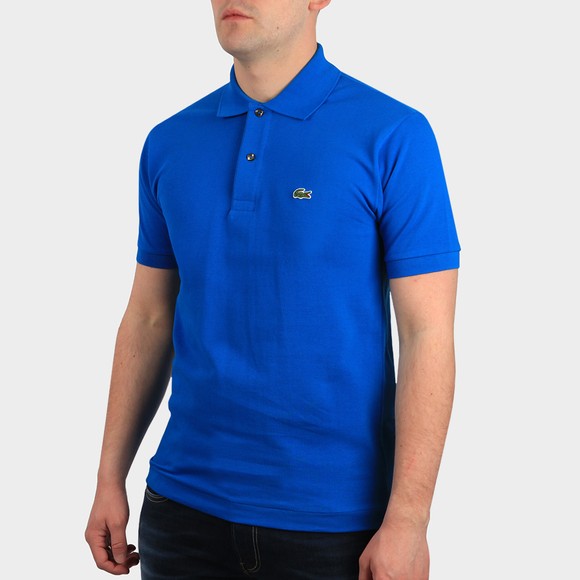 Lacoste Mens Blue L1212 Plain Polo Shirt main image