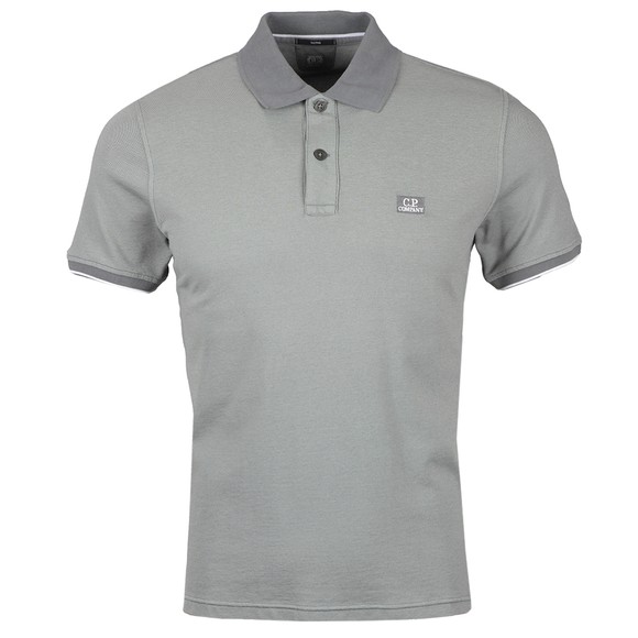 C.P. Company Mens Grey Tacting Polo Shirt #1