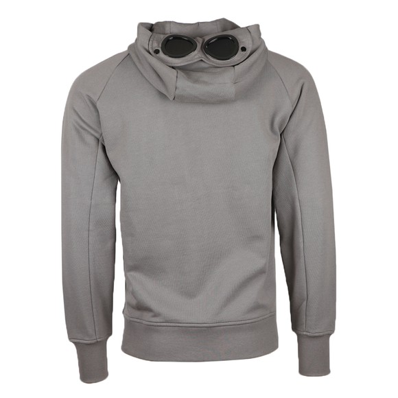 C.P. Company Mens Grey Full Zip Goggle Hoody  #3