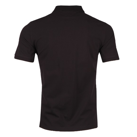 C.P. Company Mens Black Plain Polo Shirt #3