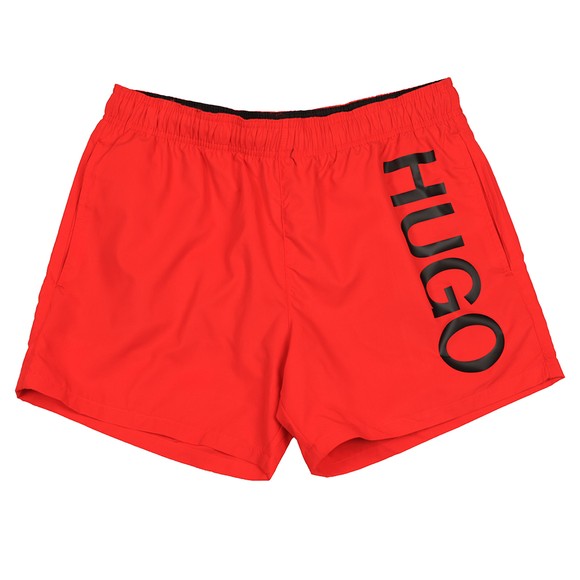 HUGO Mens Red Abas Swim Short #1
