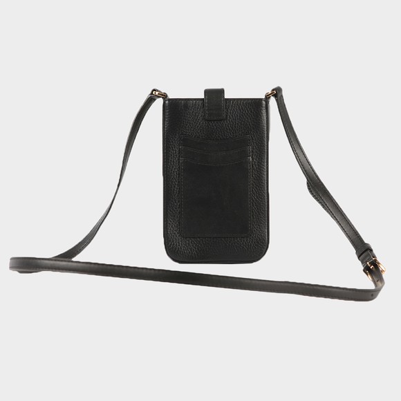 Michael Kors Womens Black Charm Small Tab Phone Crossbody Bag #3