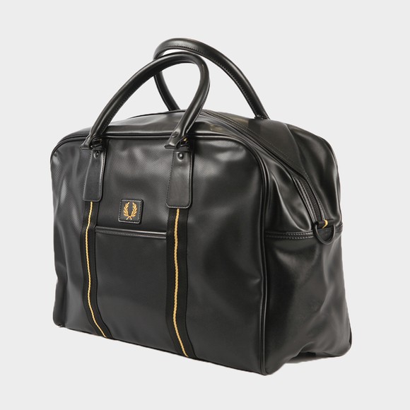 Fred Perry Mens Black Pique Texture Holdall #2