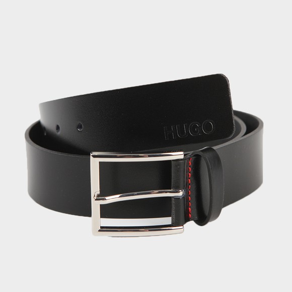 HUGO Mens Black Giaspo Belt #2
