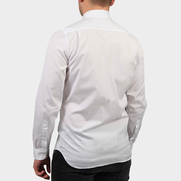 Lacoste Mens White CH2933 Premium Cotton Shirt main image