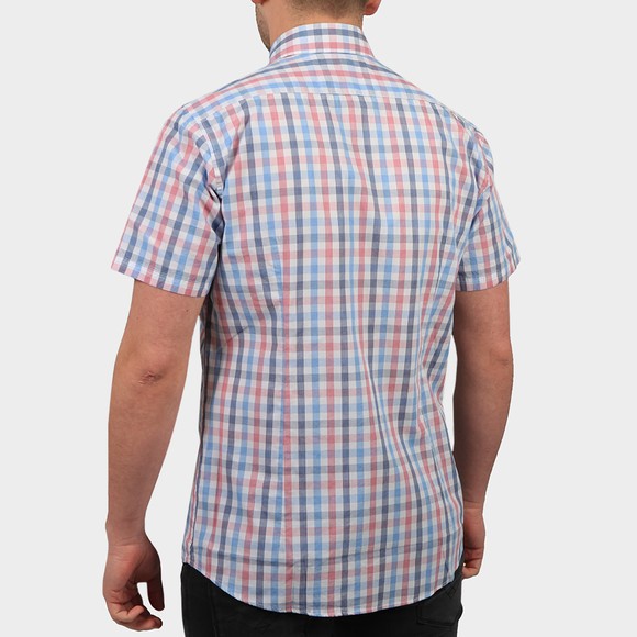 Barbour Lifestyle Mens Red S/S Tattersall 14 Shirt main image