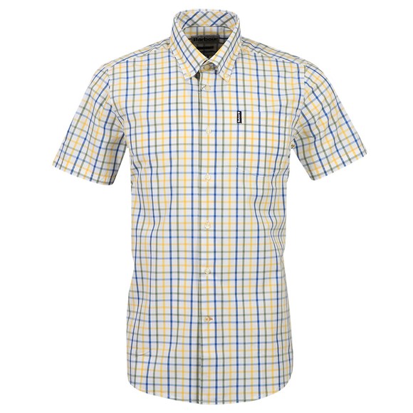 Barbour Lifestyle Mens Yellow S/S Tattersal 15 Shirt main image