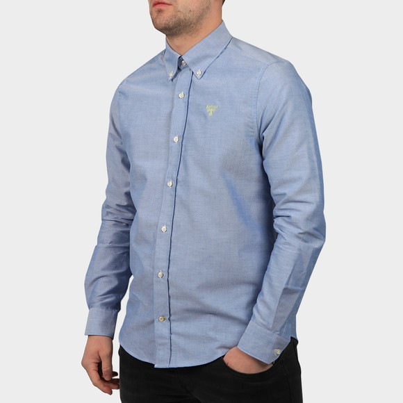 Barbour Beacon Mens Blue Oxford Shirt main image