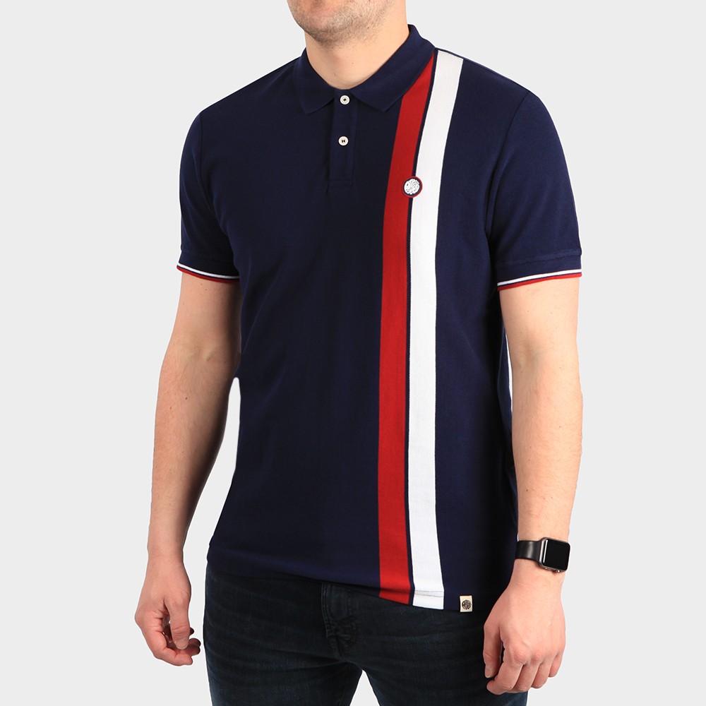 Pretty Green Colour Block Polo Shirt 
