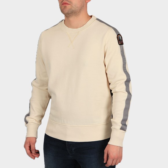 Parajumpers Mens Off-White Armstrong Taped Sweatshirt #2