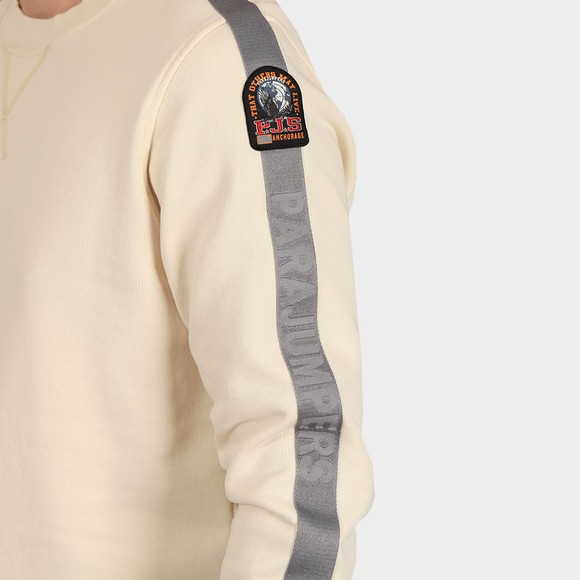 Parajumpers Mens Off-White Armstrong Taped Sweatshirt #3