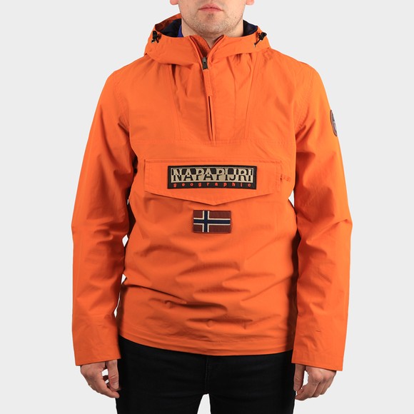 Napapijri Mens Orange Rainforest Summer Jacket main image