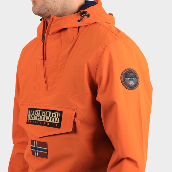 Napapijri Mens Orange Rainforest Summer Jacket main image