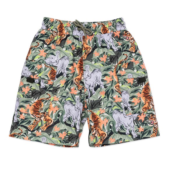 Kenzo Kids Boys Green K24022 Swim Short main image