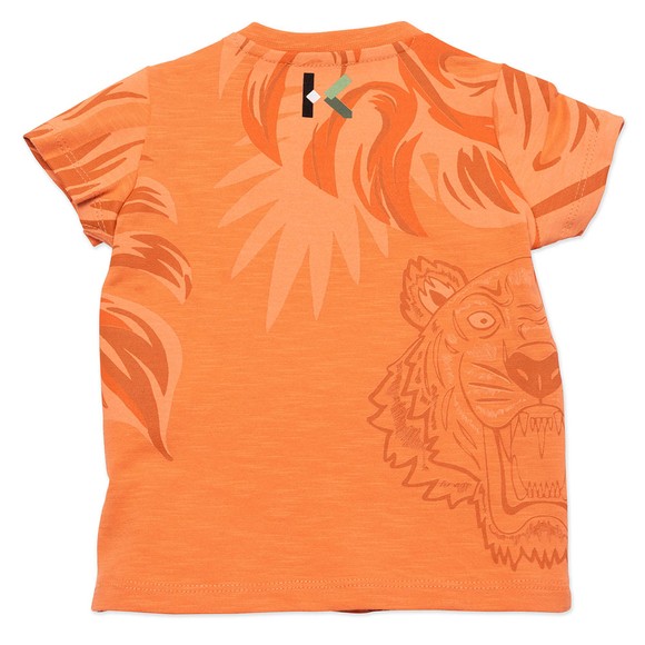 Kenzo Kids Boys Orange K25118 Tonal T Shirt main image