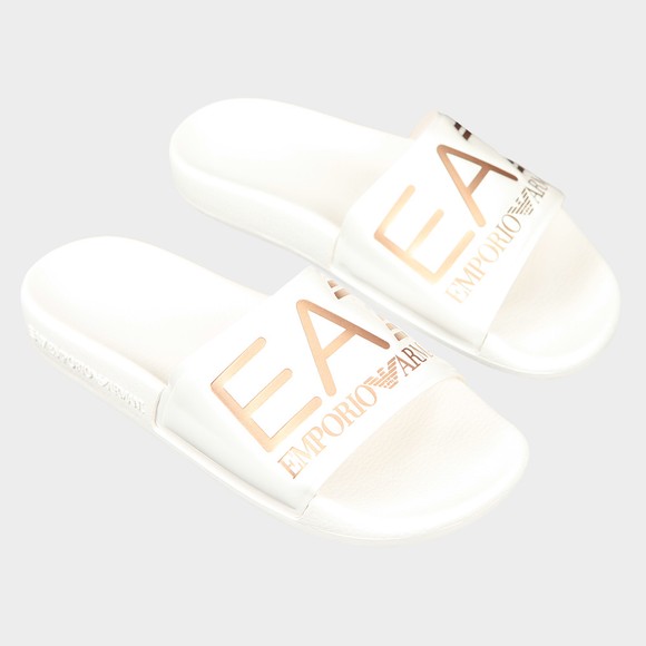 womens ea7 sliders