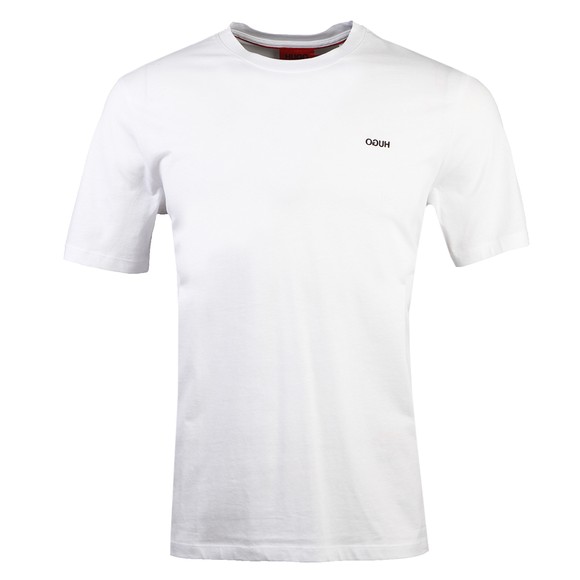 HUGO Mens White Dero212 T Shirt #1