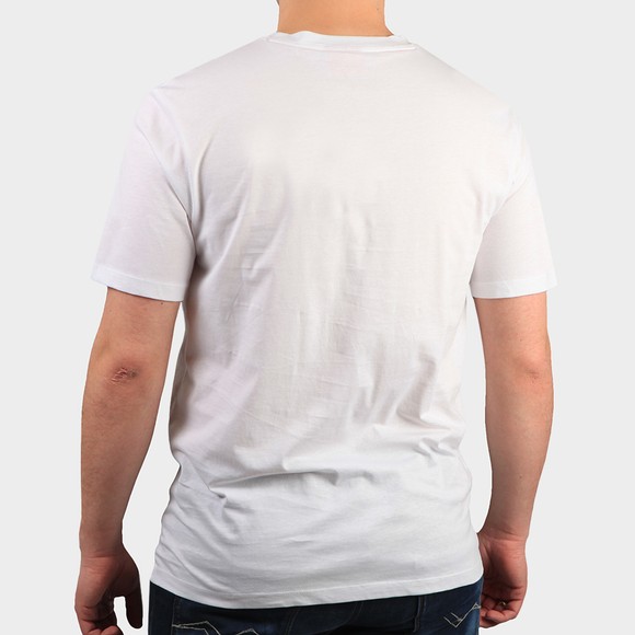 HUGO Mens White Dero212 T Shirt #4
