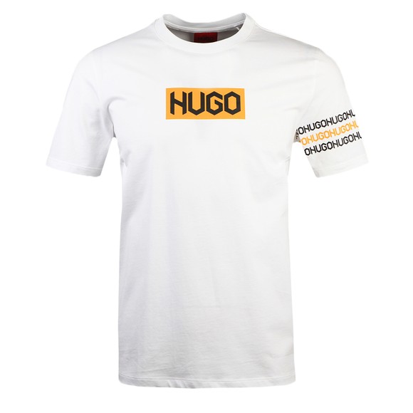 HUGO Mens White Dake T Shirt main image