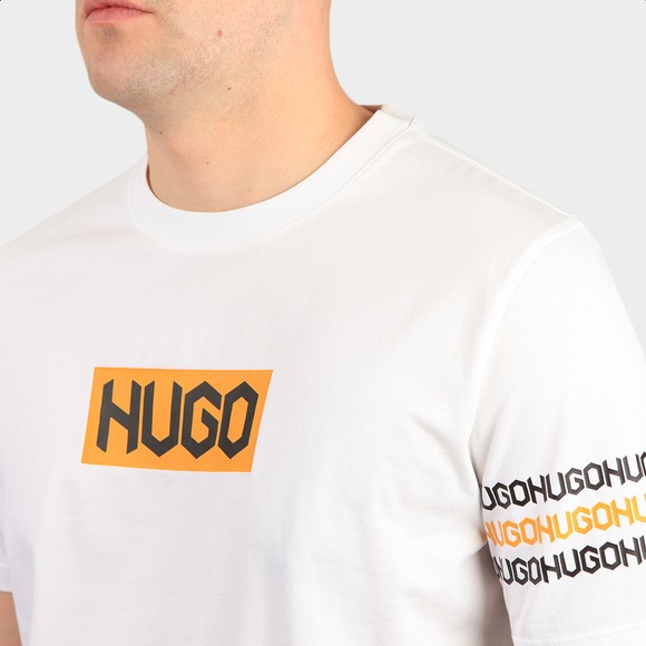 HUGO Mens White Dake T Shirt main image