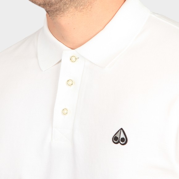 Moose Knuckles Mens White Polo Shirt main image