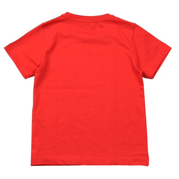 Emporio Armani Boys Red Large Eagle Logo T Shirt main image