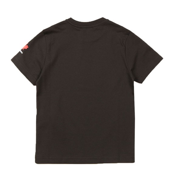 Dsquared2 Boys Black Neck Logo T Shirt main image