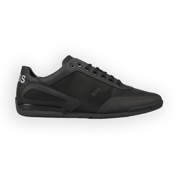 BOSS Mens Black Saturn Lowp Act4 Trainer #1