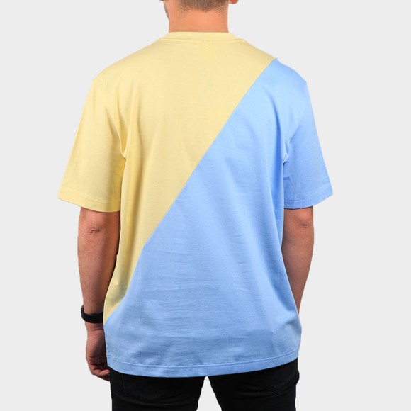 Lacoste Live Mens Yellow TH9183 2 Tone T Shirt main image