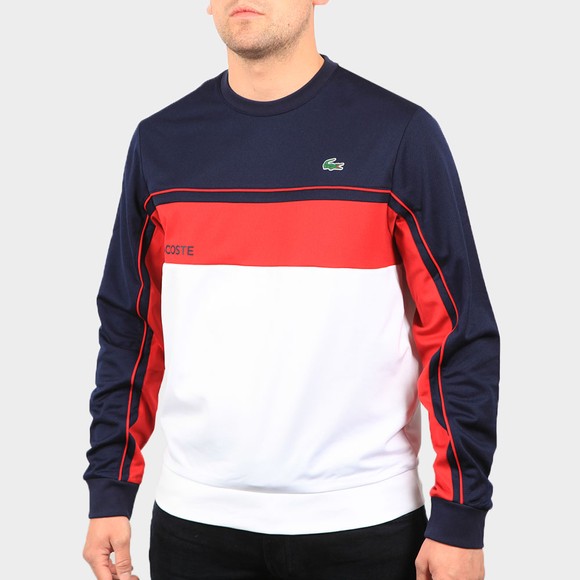 Lacoste Sport Mens Blue SH9569 Panel Sweatshirt main image