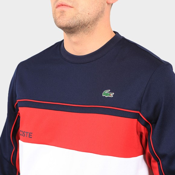 Lacoste Sport Mens Blue SH9569 Panel Sweatshirt main image