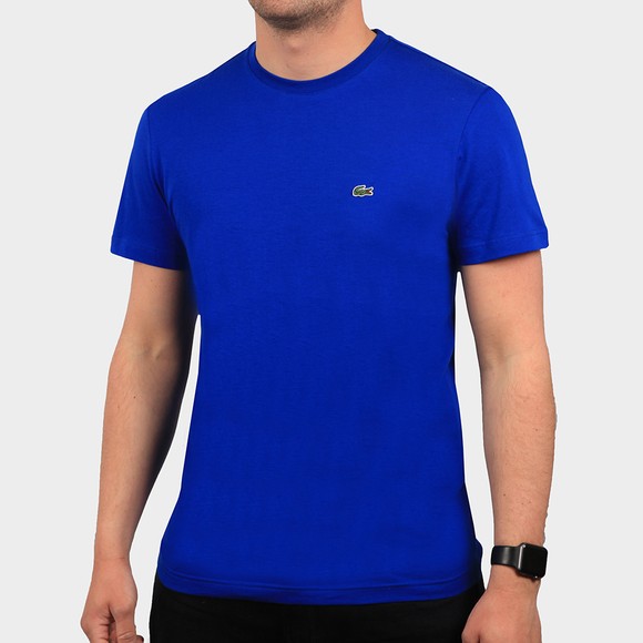 Lacoste Mens Blue TH2038 Plain T-Shirt main image