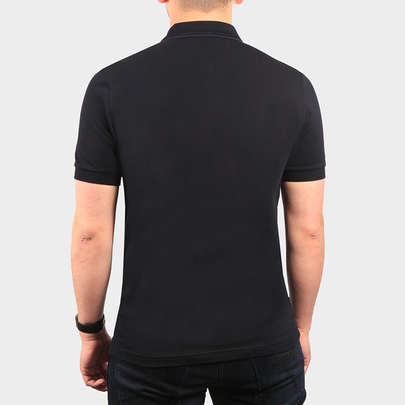 Fred Perry Mens Blue Zip Neck Polo Shirt #4