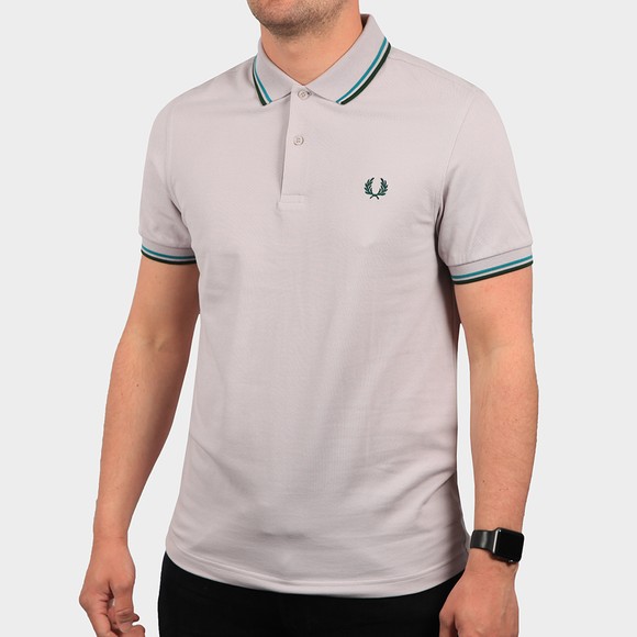 Fred Perry Mens Purple Twin Tipped Polo Shirt #2